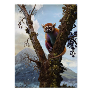 Mit einem Lemur umgehen Poster