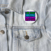 Mit einem Löffel geknebelt Überlebender! Button (Beispiel)