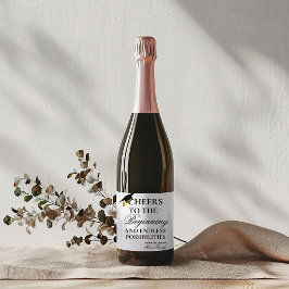 Mit einem Master-Abschluss-Abschluss-Geschenk perf Weinetikett