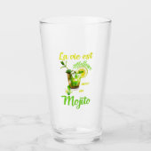 Mit einem Mojito ist das Leben besser Glas (Vorderseite)