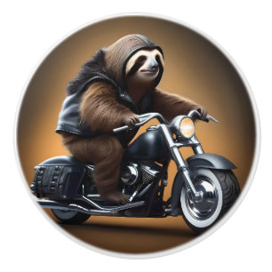mit einem Motorrad Keramikknauf