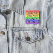 Mit einem offenen Verstand sind Sie offenes Button (Beispiel)