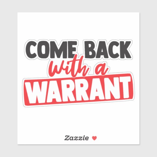 mit einem Optionsschein zurückkommen Aufkleber (Blatt)