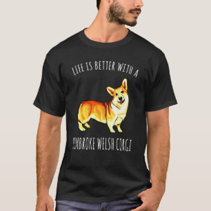 Mit einem Pembroke walisischen Corgi Dog Corgi T-Shirt
