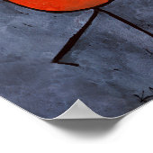 Mit einem Schirm von Paul Klee, Abstrakte Kunst Poster (Ecke)