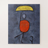 Mit einem Schirm von Paul Klee, Abstrakte Kunst Puzzle (Vertikal)