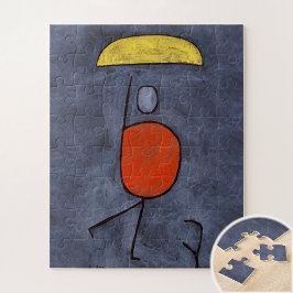Mit einem Schirm von Paul Klee, Abstrakte Kunst Puzzle