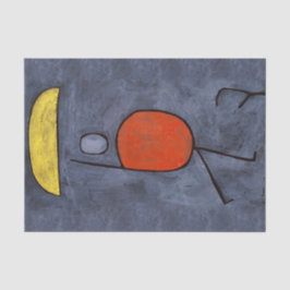Mit einem Schirm von Paul Klee, Abstrakte Kunst Seidenpapier
