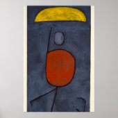 Mit einem Schirm von Paul Klee Poster (Vorne)