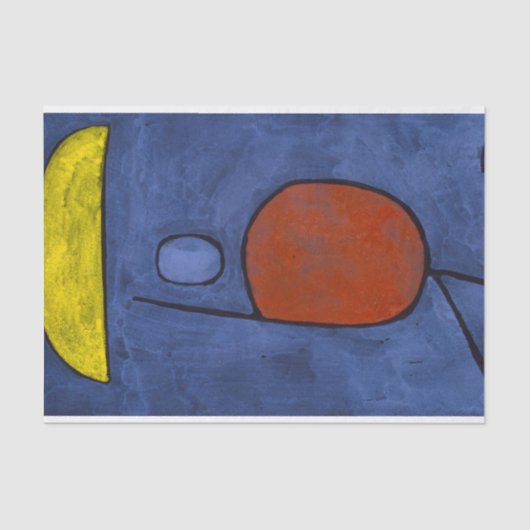 Mit einem Schirm von Paul Klee Seidenpapier (Vorderseite)