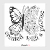 Mit einem Zweck erstellt Aufkleber (Blatt)