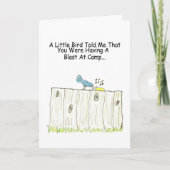 mit einer Grußkarte im Lager Karte (Vorderseite)