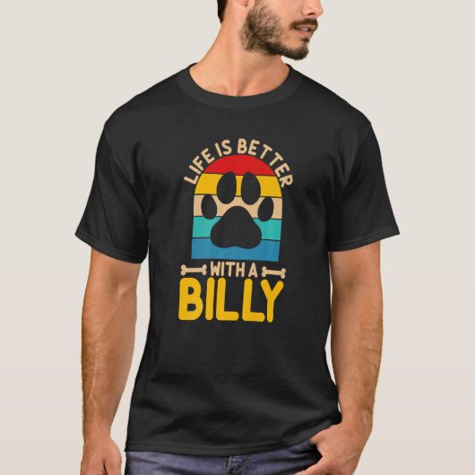 mit einer Knüppel T-Shirt (Vorderseite)