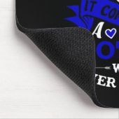 Mit einer Mutter, die nie das Band aufgibt Mousepad (Ecke)