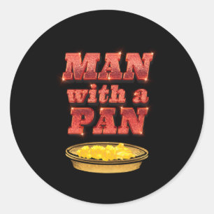 Mit einer Pan Gold Panning Gold Prospector Gold Pa Runder Aufkleber