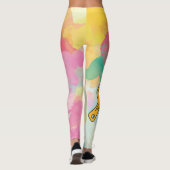 mit einer Pinselspitze bemalt Leggings (Rückseite)