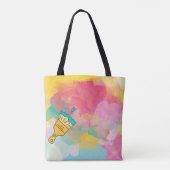 mit einer Pinselspitze bemalt Tasche (Rückseite)