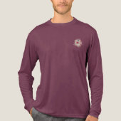 Mit einer Rose unterschrieben Tri-Blend Shirt (Vorderseite)
