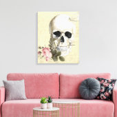 Mit einer Rose zwischen meinen Zähnen Leinwanddruck (Insitu (Wohnzimmer))