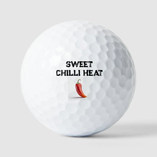 Mit einer süßen Chili-Wärme zum Schwingen hinzufüg Golfball (Vorderseite)