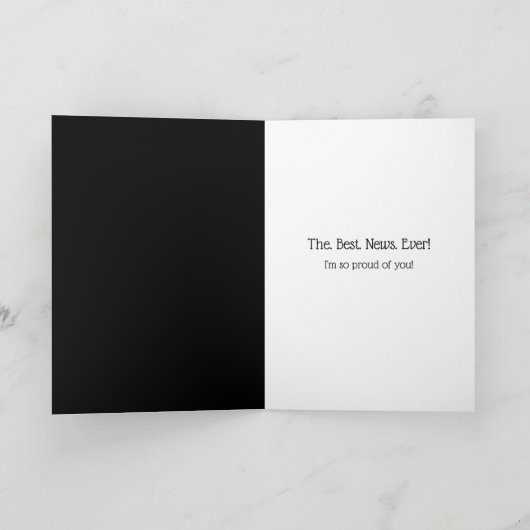 Mit einer Zigarette rauchen lassen Karte (Innenseite)