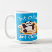 Mit Eis ruhig und einfach Chillin behalten Kaffeetasse (Links)