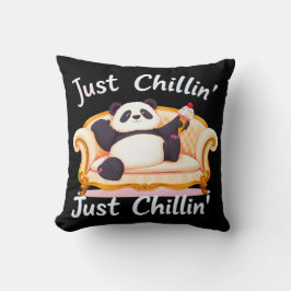 Mit Eis ruhig und einfach Chillin behalten Kissen