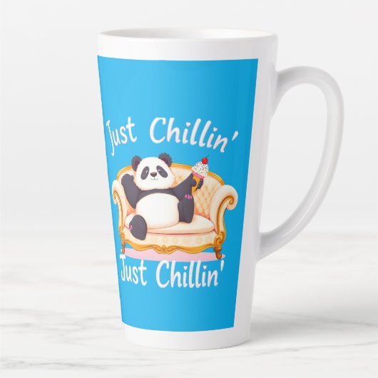 Mit Eis ruhig und einfach Chillin behalten Milchtasse (Rechts)