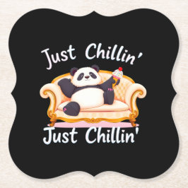 Mit Eis ruhig und einfach Chillin behalten Untersetzer