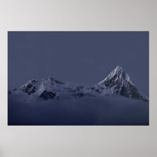 MIT EISEN BEDECKTER BERG POSTER