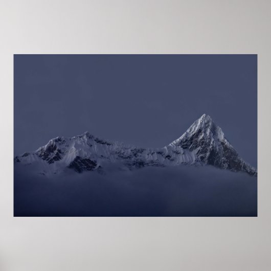 MIT EISEN BEDECKTER BERG POSTER (Vorne)