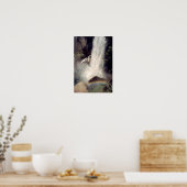 Mit Engelsflügeln gestrichen Poster (Küche)