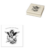 Mit Engelsgrüßen versiegelt Vintage Gummistempel (Stempel)