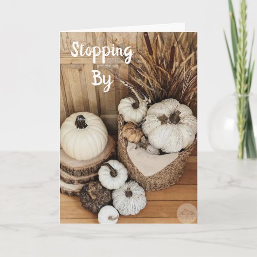 MIT **ERNTEDANK WISHES** KARTE (Vorderseite)