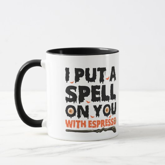 Mit Espresso Funny Halloween setze ich dir einen Z Tasse (Links)