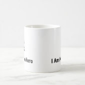 Mit Fallschirm abspringenheld Kaffeetasse (Mittel)