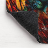 Mit Federn versehen Mousepad (Ecke)