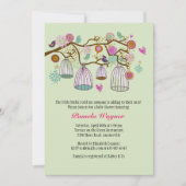 Mit Federn versehene Freund-(tadellose) Einladung (Vorderseite)