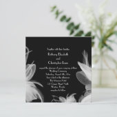 Mit Federn versehene Zwanzigerjahre, die Einladung (Stehend Vorderseite)