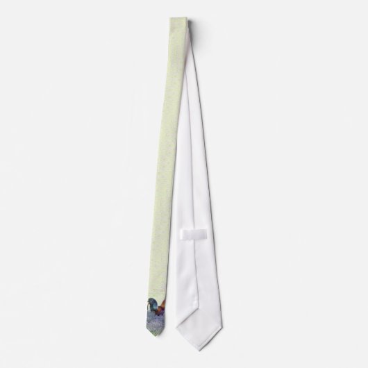 Mit Federn versehener Stolz Krawatte (Rückseite)