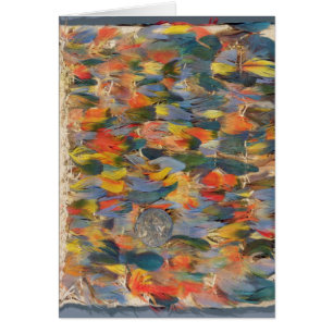 Mit Federn versehenes Kap