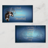 Mit Federn versehenes Visitenkarte (Vorne/Hinten)