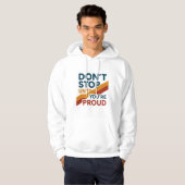 Mit Feuer gespeist Hoodie (Vorne ganz)