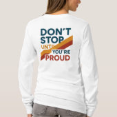 Mit Feuer gespeist T-Shirt (Rückseite)