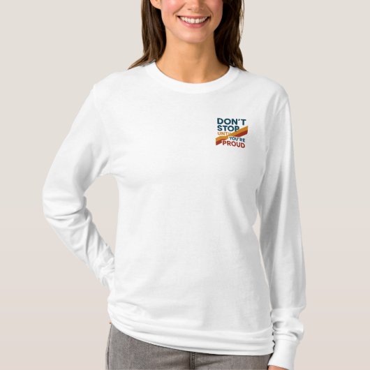 Mit Feuer gespeist T-Shirt (Vorderseite)