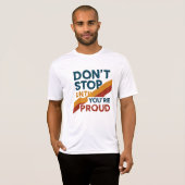 Mit Feuer gespeist T-Shirt (Vorne ganz)