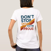 Mit Feuer gespeist T-Shirt (Rückseite)