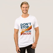 Mit Feuer gespeist Tri-Blend Shirt (Vorderseite voll)