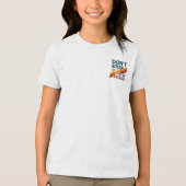 Mit Feuer gespeist Tri-Blend Shirt (Vorderseite)