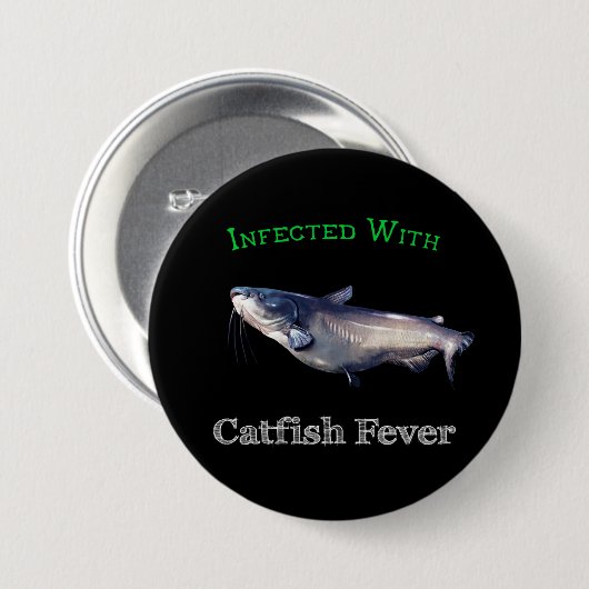 mit Fieber infiziert Button (Vorne & Hinten)